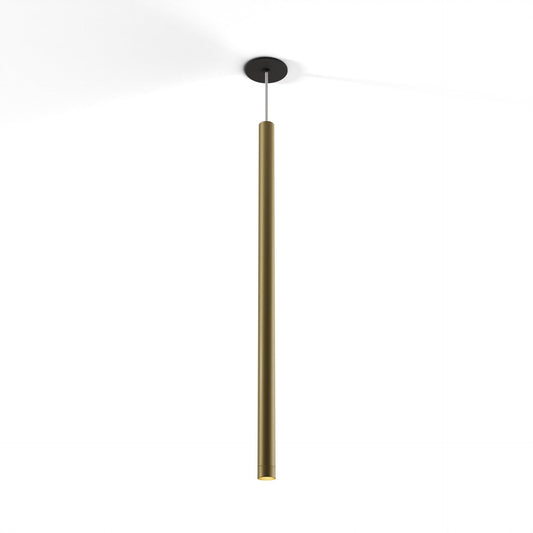 Combi Pendant 36 Brass Matte Black Canopy Suspension Flush Mount 2 In 1 Cmp S1 S 36 Brs by Koncept Inc