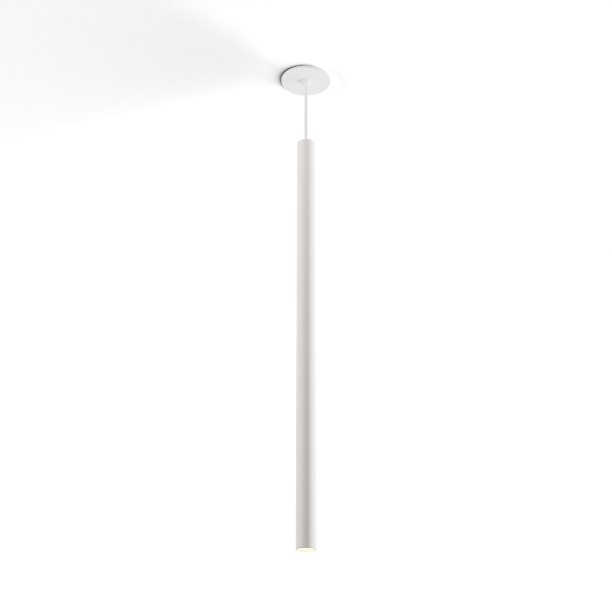 Koncept Combi Single LED Pendant, Matte White, 36" Body, No Attachment (CMP-S1-S-36-MWT)
