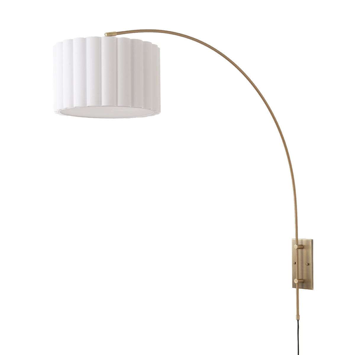 Scalloped Wall Arc Lamp by Nova of California – view 3