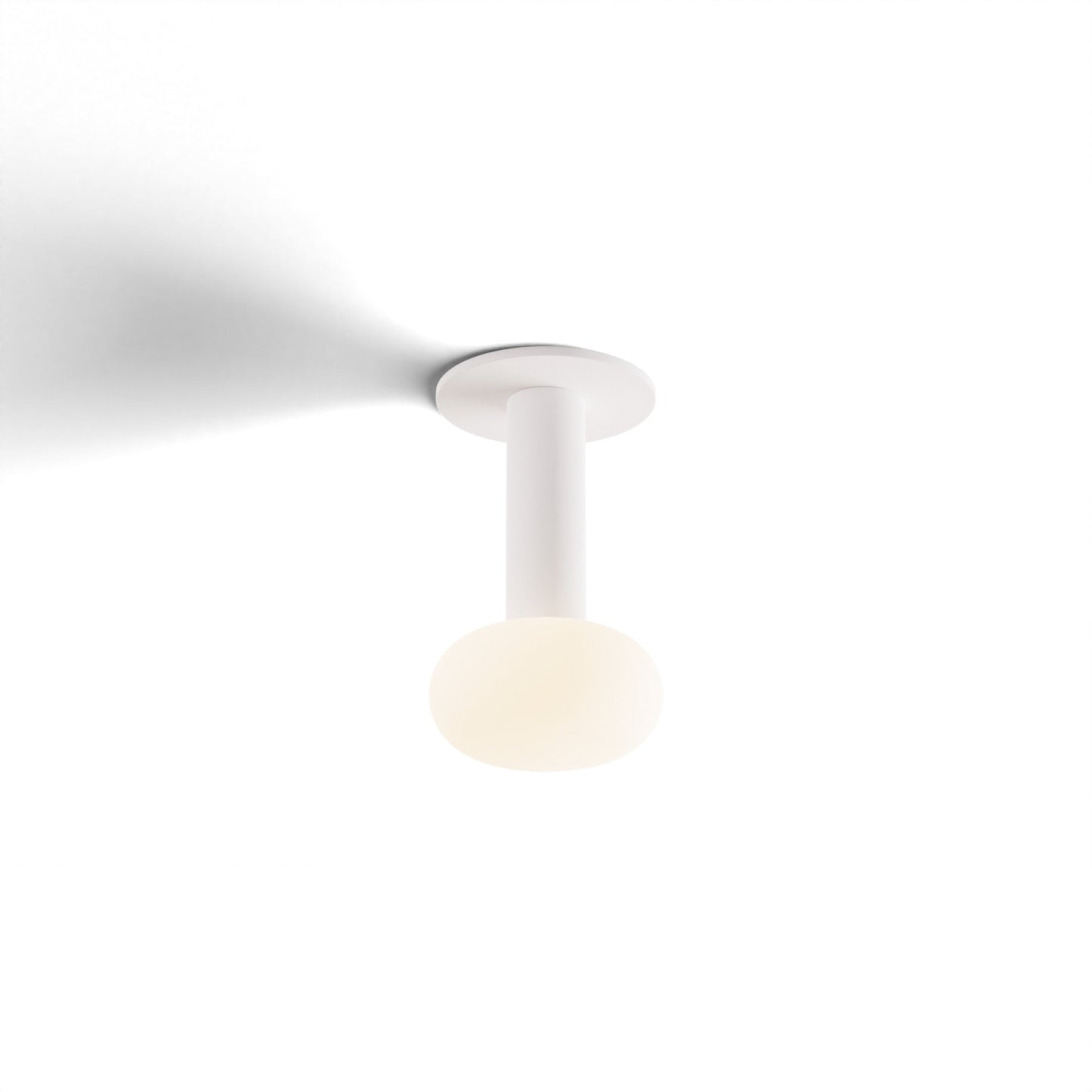 Combi Pendant 6 Matte White Matte White Canopy Glass Ball Attachment Suspension Flush Mount 2 In 1 Cmp S1 S 06 Mwt Na Glb by Koncept Inc