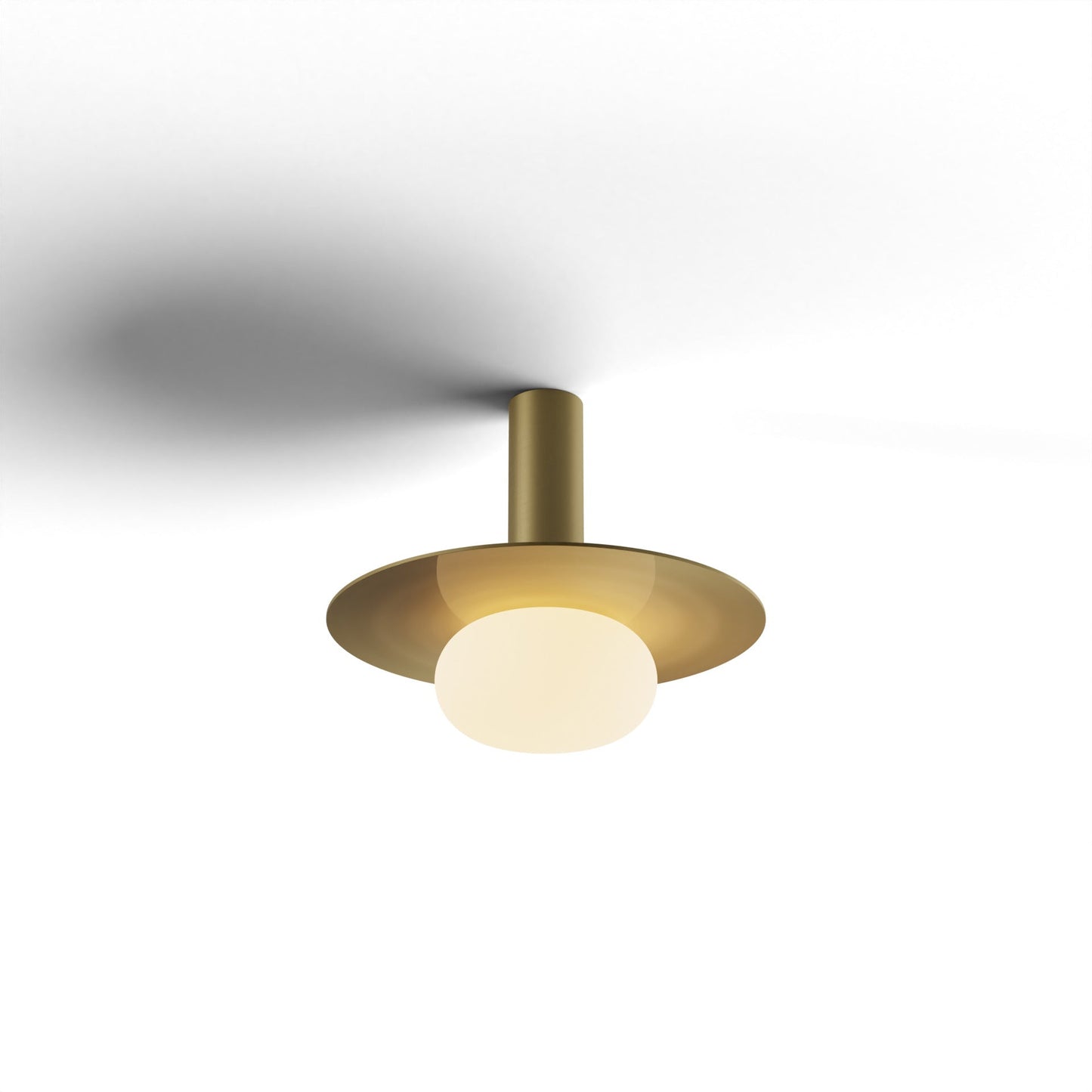 Combi Pendant 6 Brass Matte Black Canopy 9 Metal Plate Brass Attachment Glass Ball Attachment Suspension Flush Mount 2 In 1 Cmp S1 S 06 Brs Mbrs9 Glb by Koncept Inc