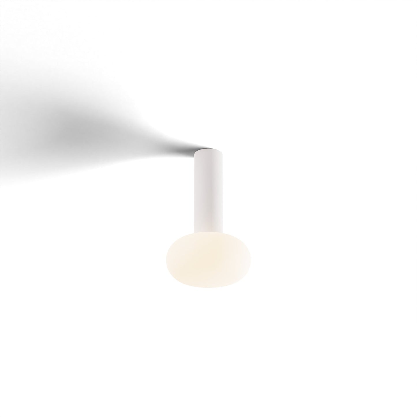 Combi Pendant 6 Matte White Matte White Canopy Glass Ball Attachment Suspension Flush Mount 2 In 1 Cmp S1 S 06 Mwt Na Glb by Koncept Inc