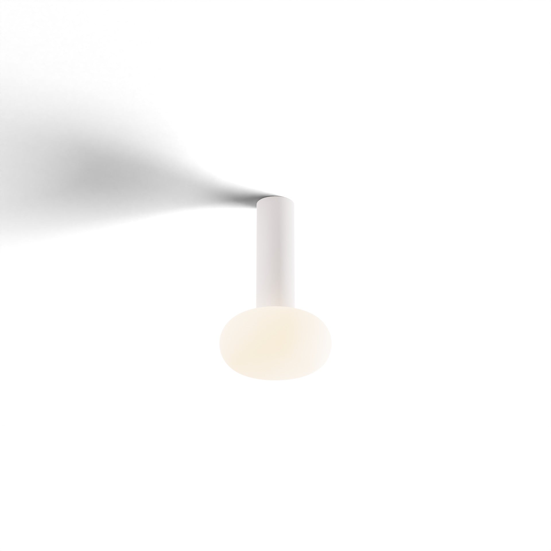 Combi Pendant 6 Matte White Matte White Canopy Glass Ball Attachment Suspension Flush Mount 2 In 1 Cmp S1 S 06 Mwt Na Glb by Koncept Inc