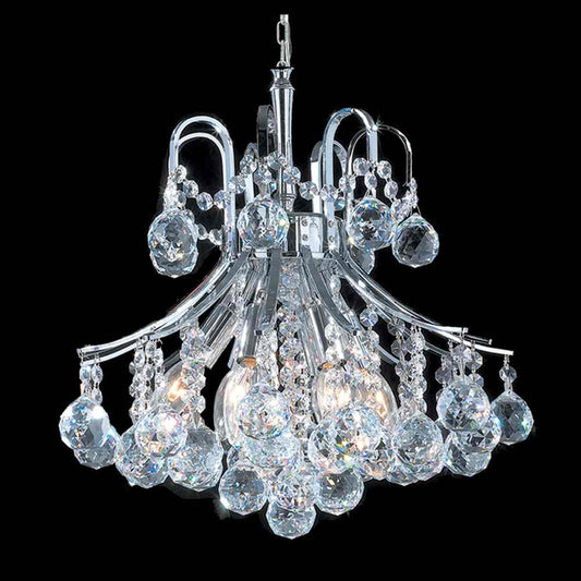 Essentials Chandelier 6-Light in Gold 7017GD by StarFire Crystal