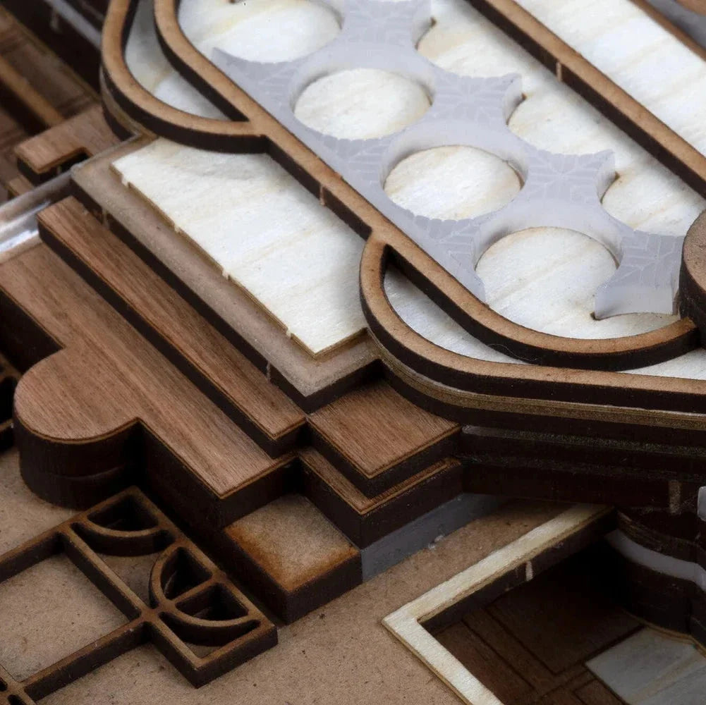 Little Building Co. SC Johnson Headquarters – wooden model kit, photo 10