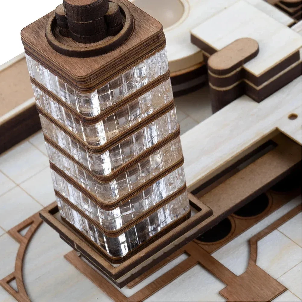 Little Building Co. SC Johnson Headquarters – wooden model kit, photo 11