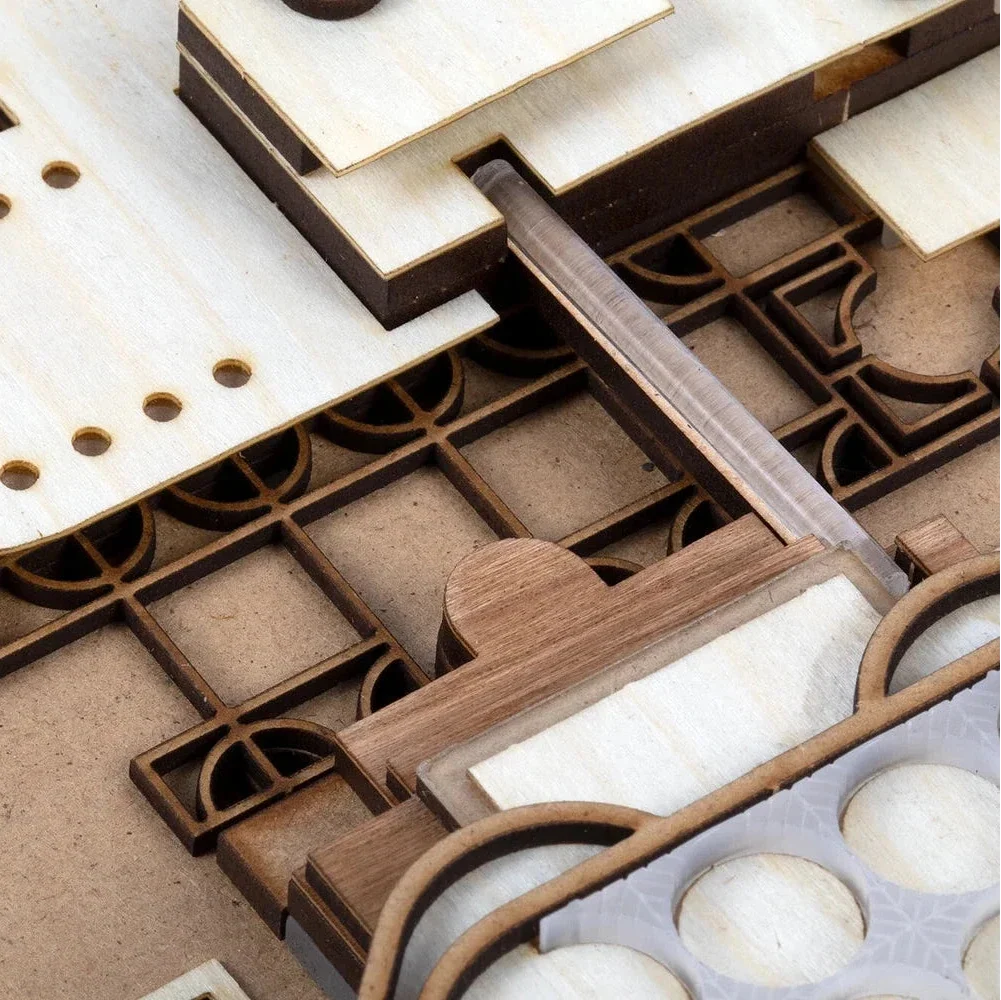Little Building Co. SC Johnson Headquarters – wooden model kit, photo 7