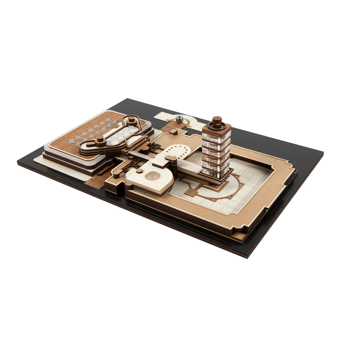 Little Building Co. SC Johnson Headquarters – wooden model kit, photo 13
