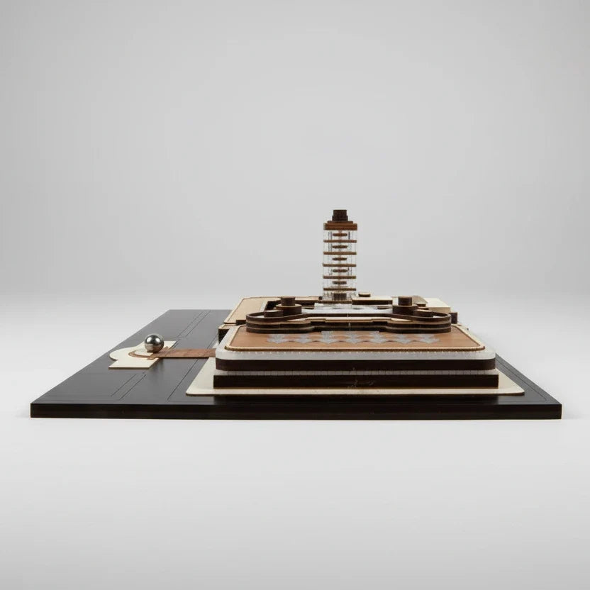 Little Building Co. SC Johnson Headquarters – wooden model kit, photo 3