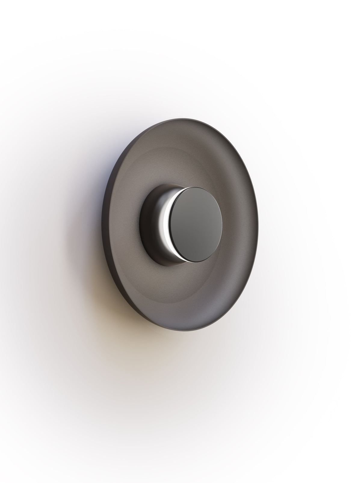Pablo Designs Totem Sconce Metal – 12" Black shade, Black/Black canopy/faceplate