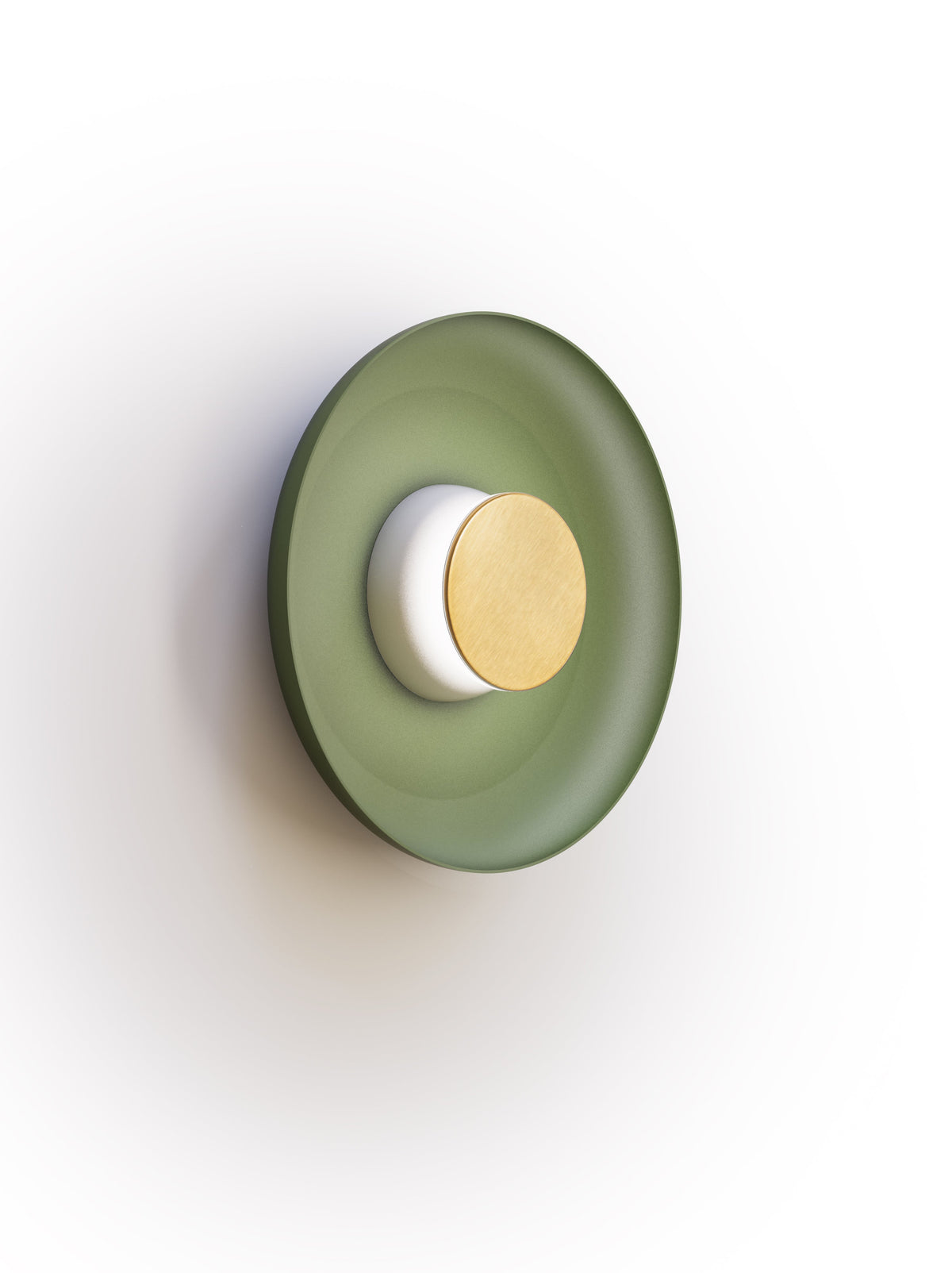 Pablo Designs Totem Sconce Metal LED wall light with spun-metal shade – view 149