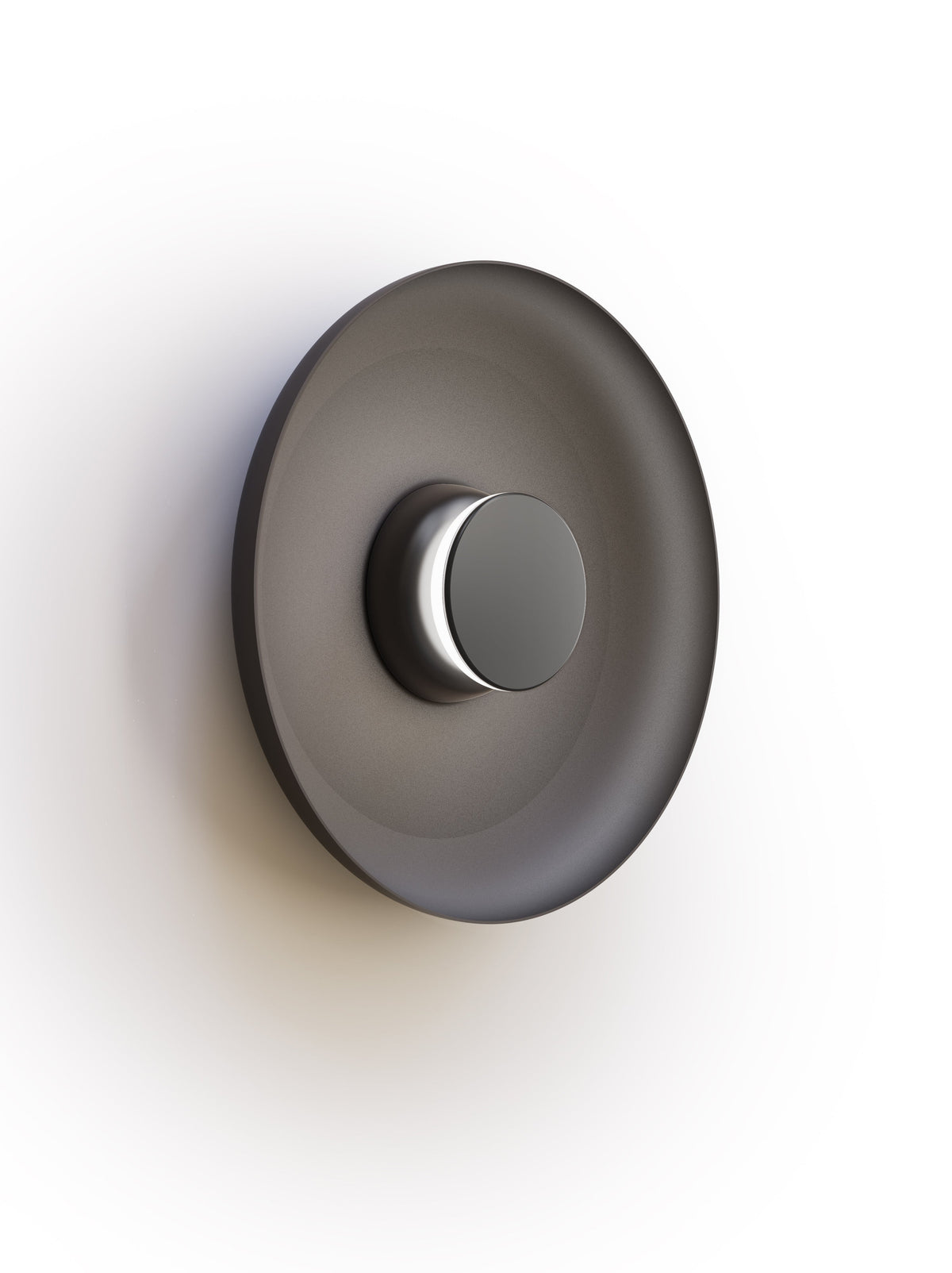 Pablo Designs Totem Sconce Metal – 15" Black shade, Black/Black canopy/faceplate