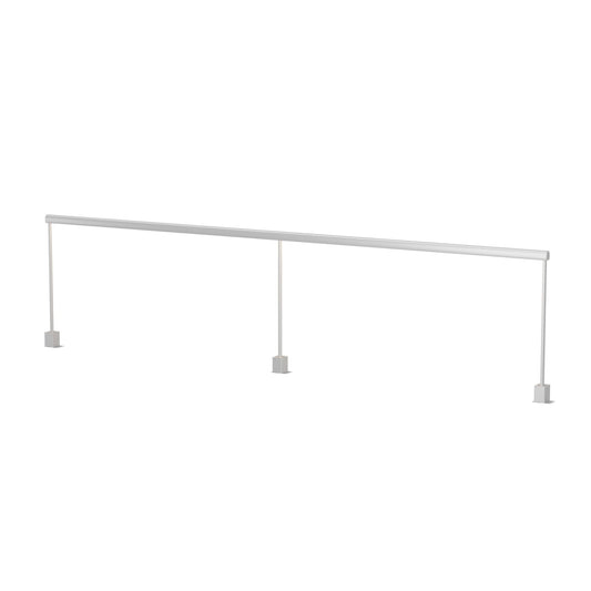 Sobre 2 X 46 Desk Clamp Mounted Warm Light Silver Sf1 46 46 19 3500 Sil 2Cf Ncu by Koncept Inc