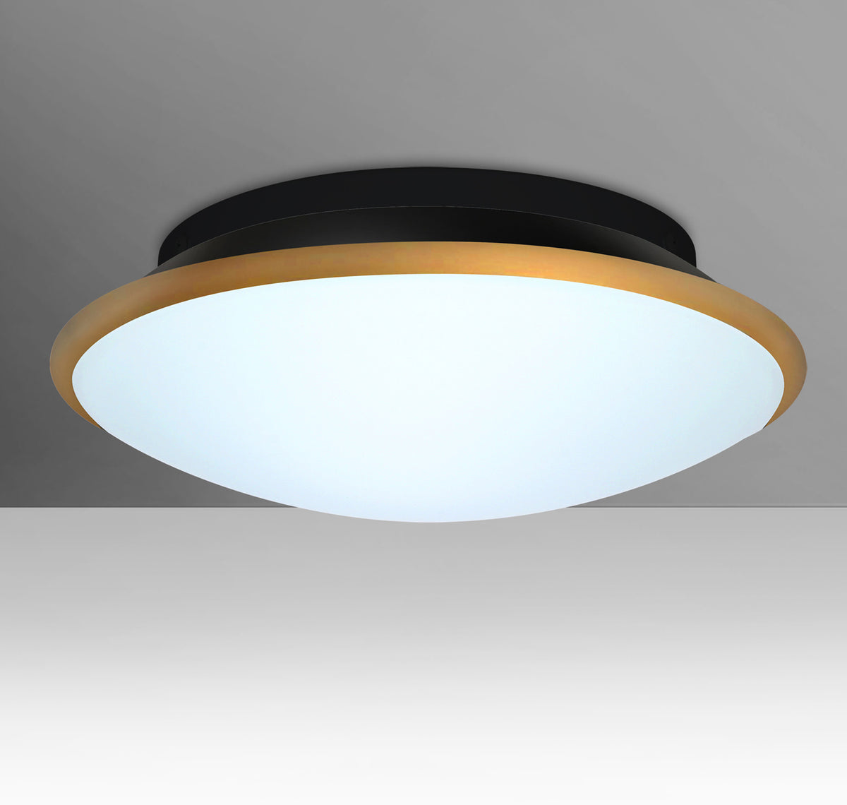 Besa Silk 16 – Opal/Gold glass, studio view