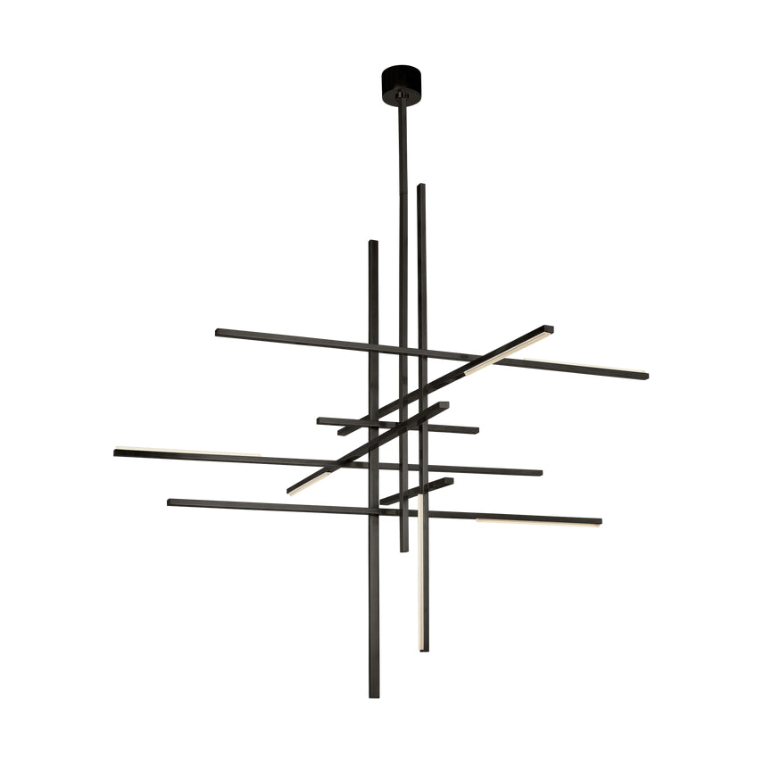 Cityscape Grande LED Chandelier Brass by Visual & Comfort & Co