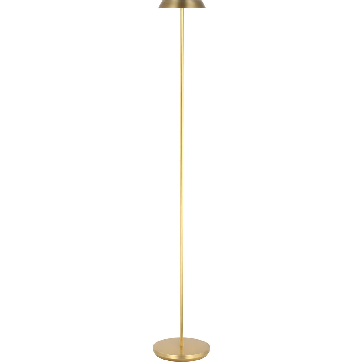 Tepa Medium floor lamp in Hand-Rubbed Antique Brass