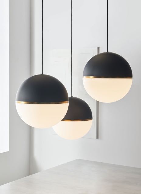Akova 13-inch Globe Pendant Light Fixture by Visual & Comfort & Co