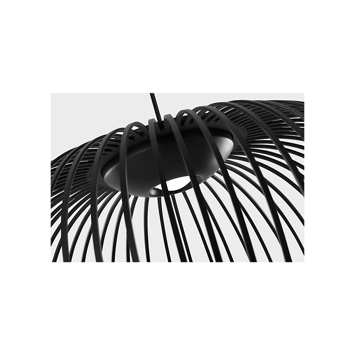 Kai 2 Lantern Rod Pendant – close-up detail