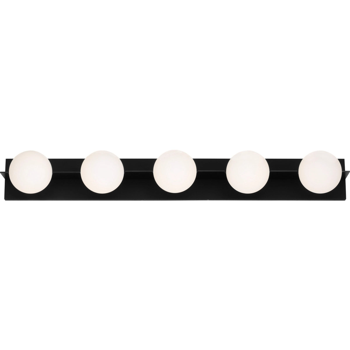 Visual Comfort Orbel 5-Light in Matte Black, detail view