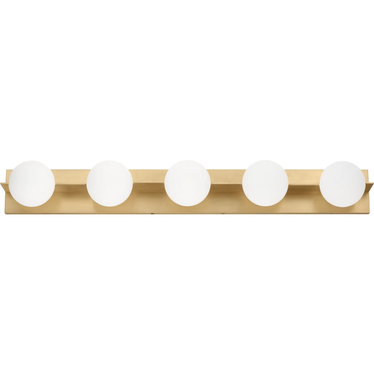 Visual Comfort Orbel 5-Light in Natural Brass, alternate angle
