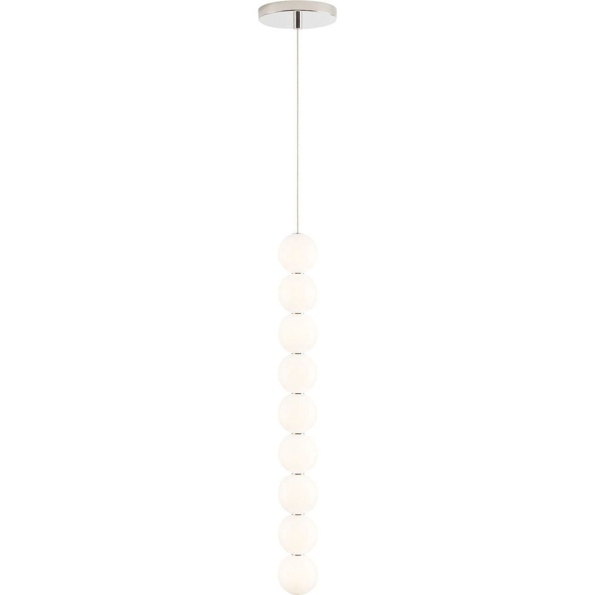 Visual Comfort Orbet 9-Light in Polished Nickel, detail view