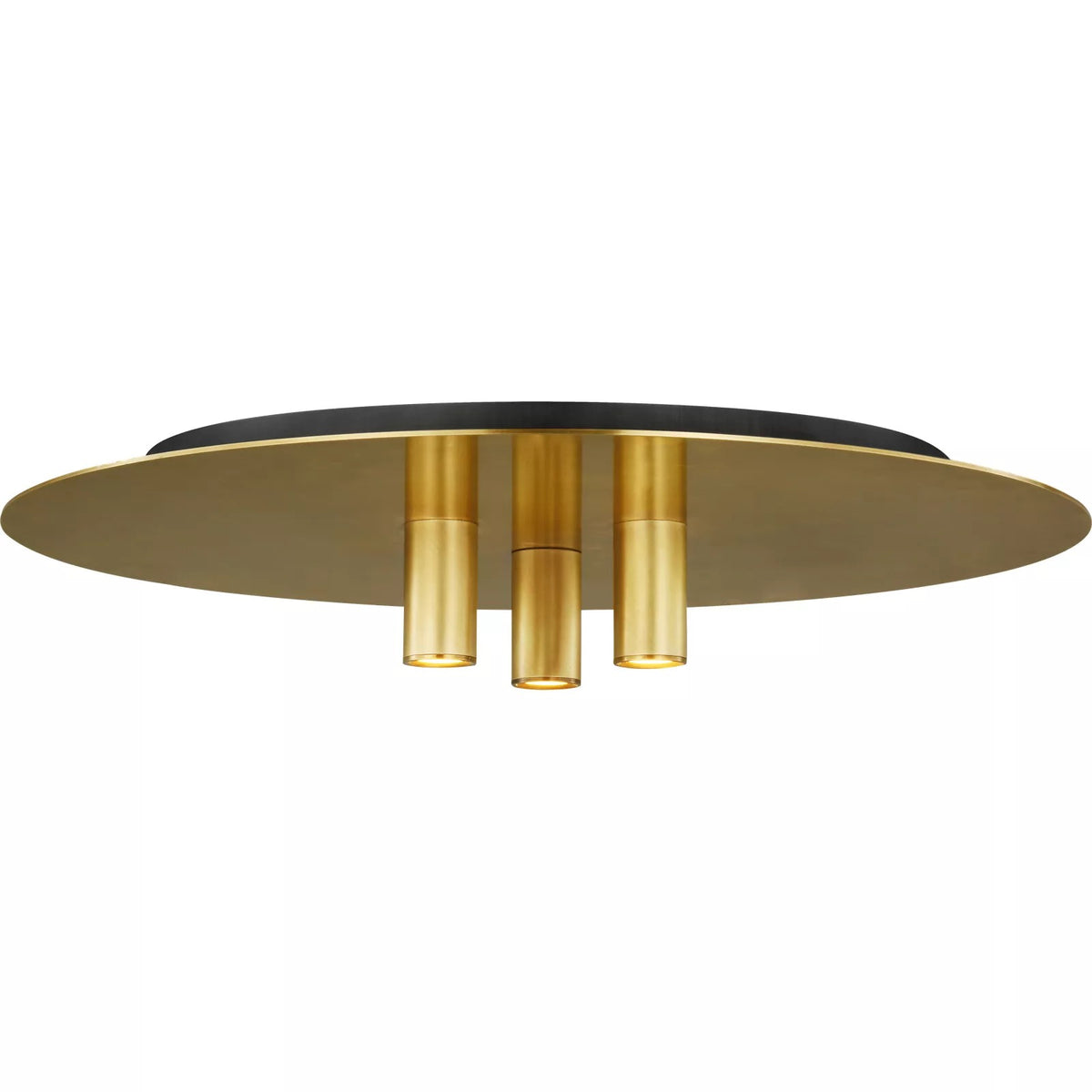 Visual Comfort Ponte 16 in Natural Brass, studio view