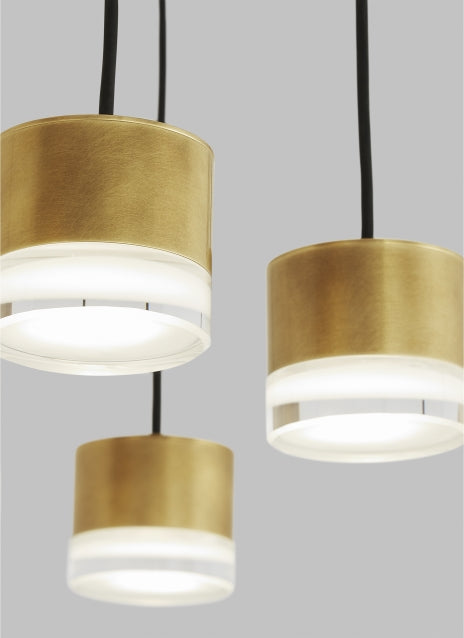 Contemporary 18 Light Crystal LED Chandelier & Commercial Home by Visual & Comfort & Co