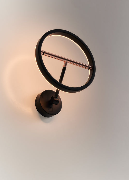 Seed Design Sol Wall Lamp Sld 250Wrte Bk