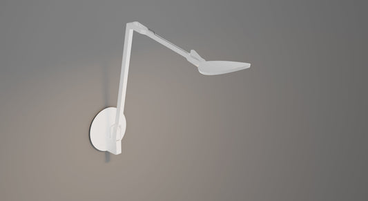 Splitty Reach Warm Light Matte White Hardwire Wall Mount Spy W Mwt Rch Hws by Koncept Inc