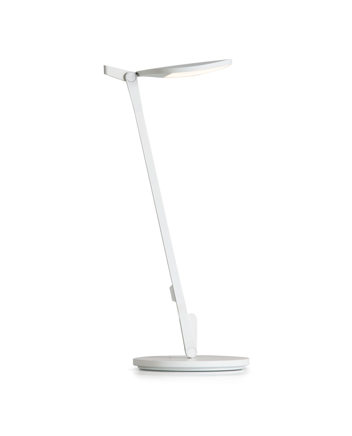 Splitty Warm Light Matte White Desk Base Spy W Mwt Usb Dsk by Koncept Inc