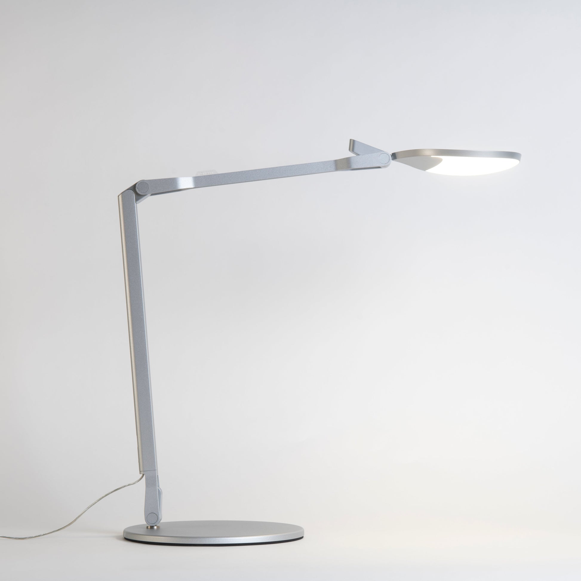 Splitty Reach Warm Light Silver Desk Base Spy W Sil Rch Dsk by Koncept Inc