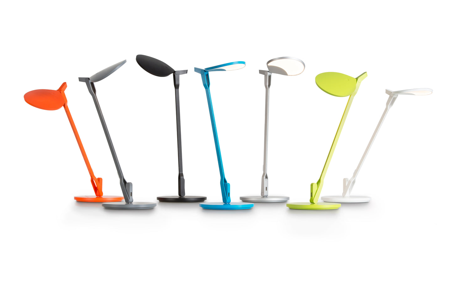 Splitty Warm Light Matte White Desk Base Spy W Mwt Usb Dsk by Koncept Inc