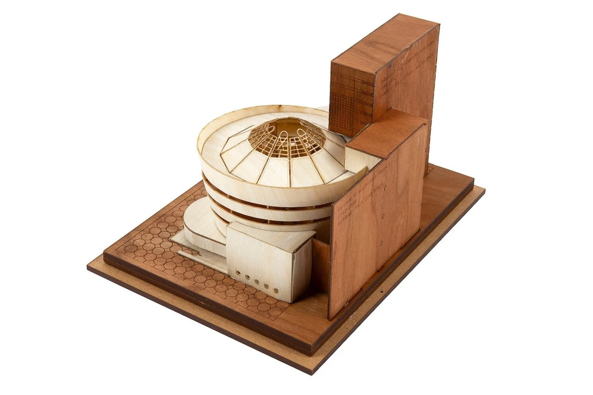 Little Building Co. Solomon R. Guggenheim Museum – wooden model kit, photo 18