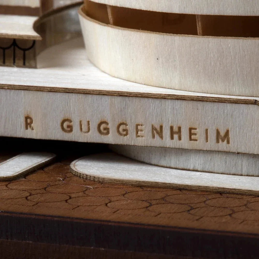 Little Building Co. Solomon R. Guggenheim Museum – wooden model kit, photo 15
