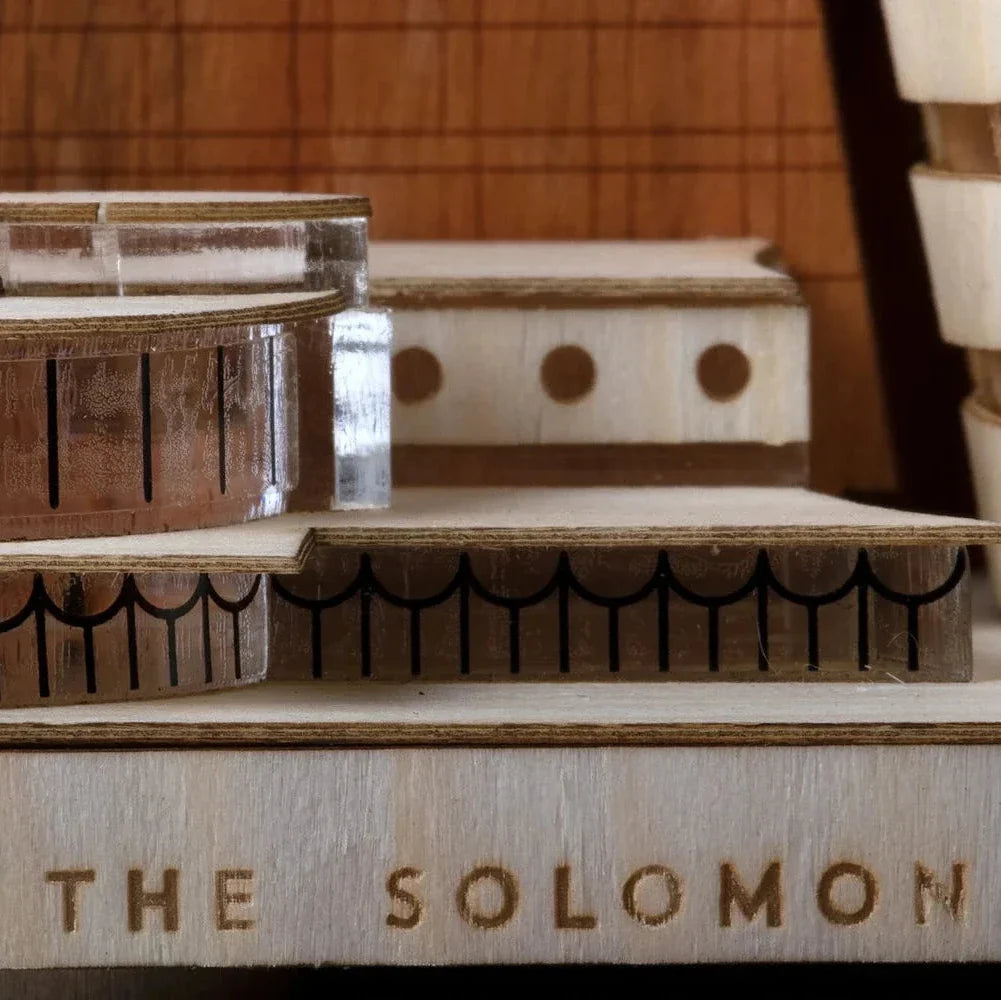 Little Building Co. Solomon R. Guggenheim Museum – wooden model kit, photo 12