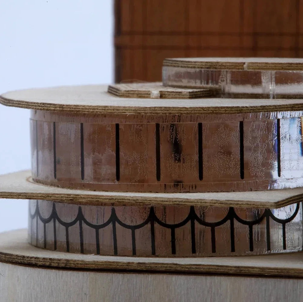Little Building Co. Solomon R. Guggenheim Museum – wooden model kit, photo 11