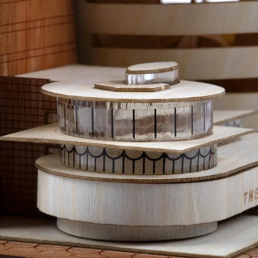 Little Building Co. Solomon R. Guggenheim Museum – wooden model kit, photo 10