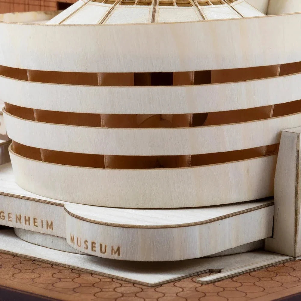 Little Building Co. Solomon R. Guggenheim Museum – wooden model kit, photo 1