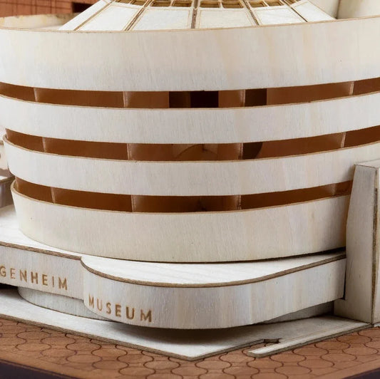 Little Building Co. Solomon R. Guggenheim Museum – wooden model kit, photo 1