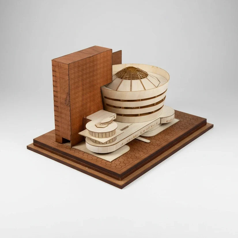 Little Building Co. Solomon R. Guggenheim Museum – wooden model kit, photo 4