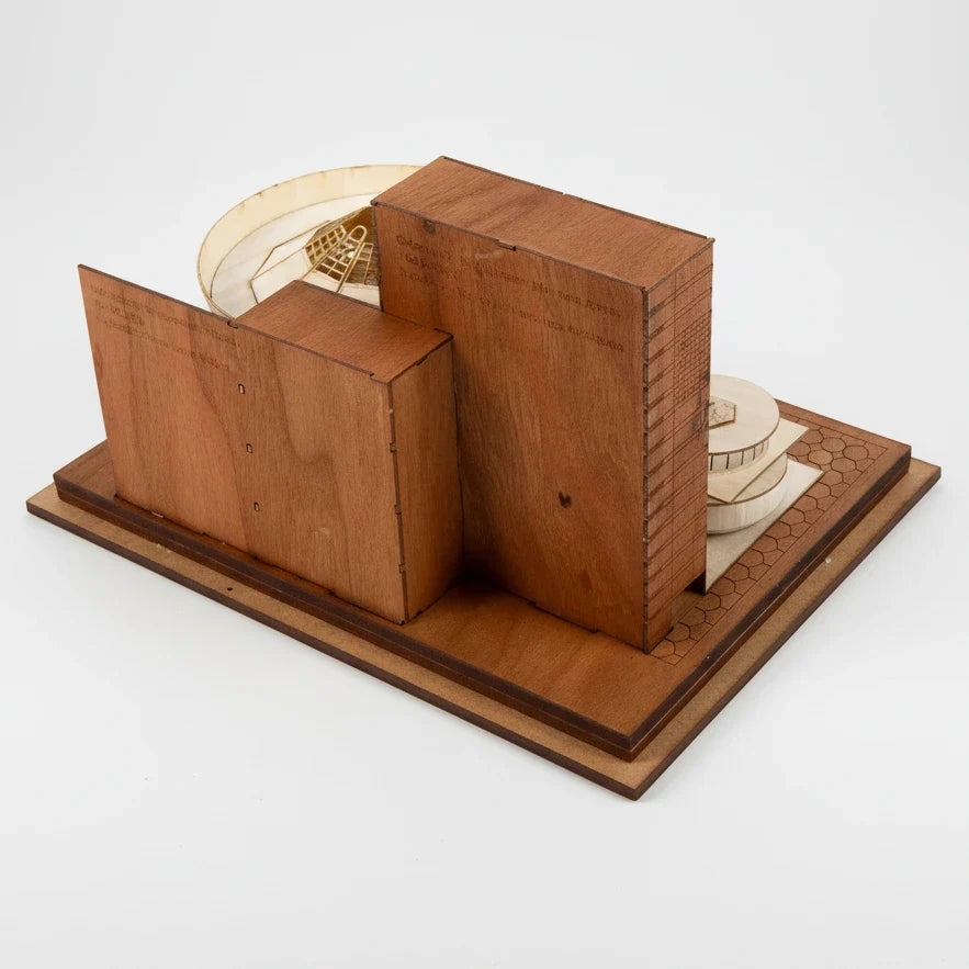 Little Building Co. Solomon R. Guggenheim Museum – wooden model kit, photo 8