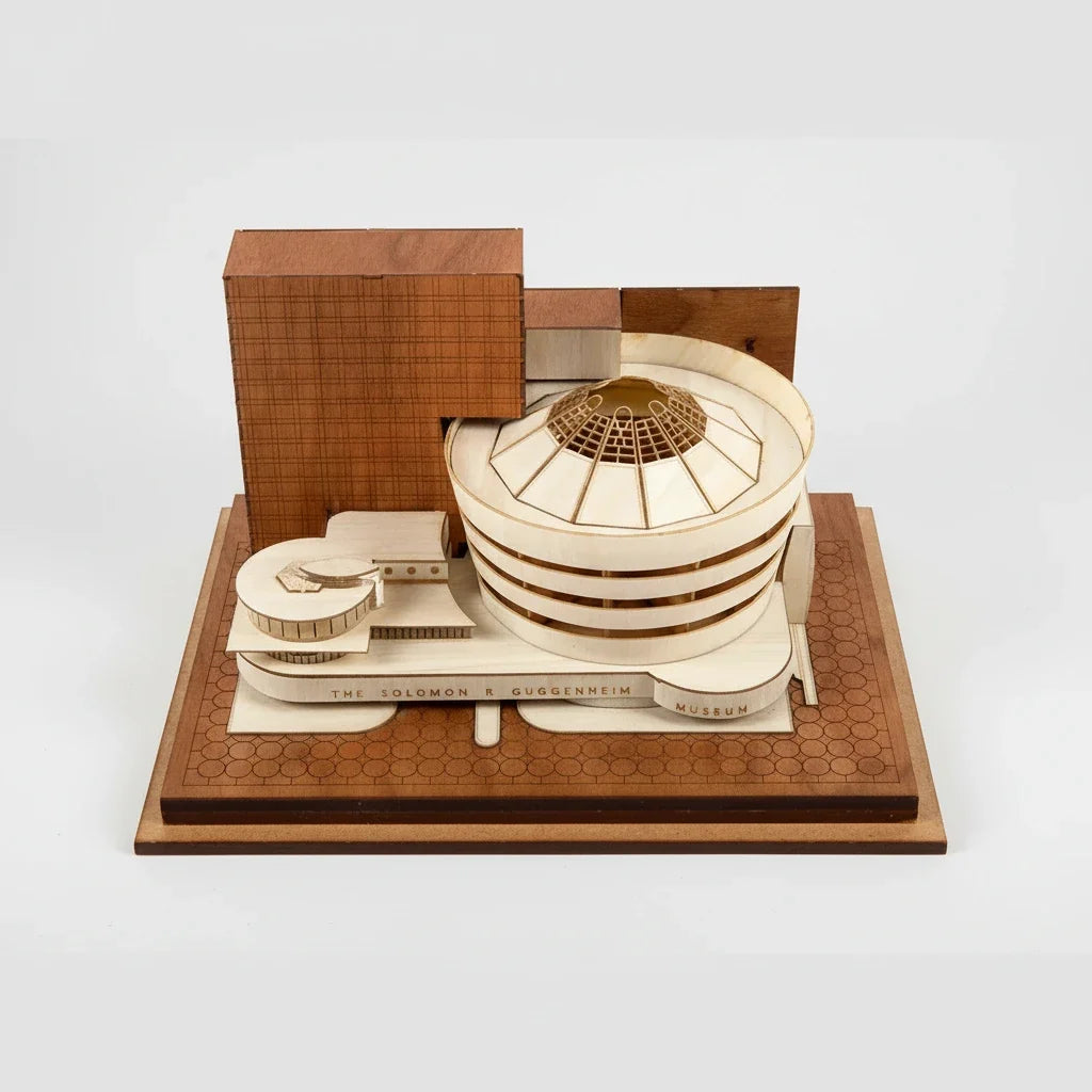 Little Building Co. Solomon R. Guggenheim Museum – wooden model kit, photo 3