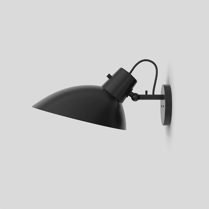 VV Cinquanta Wall by Astep — black frame with black shade