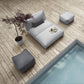 blomus Stay Outdoor Patio Pouf Earth Color