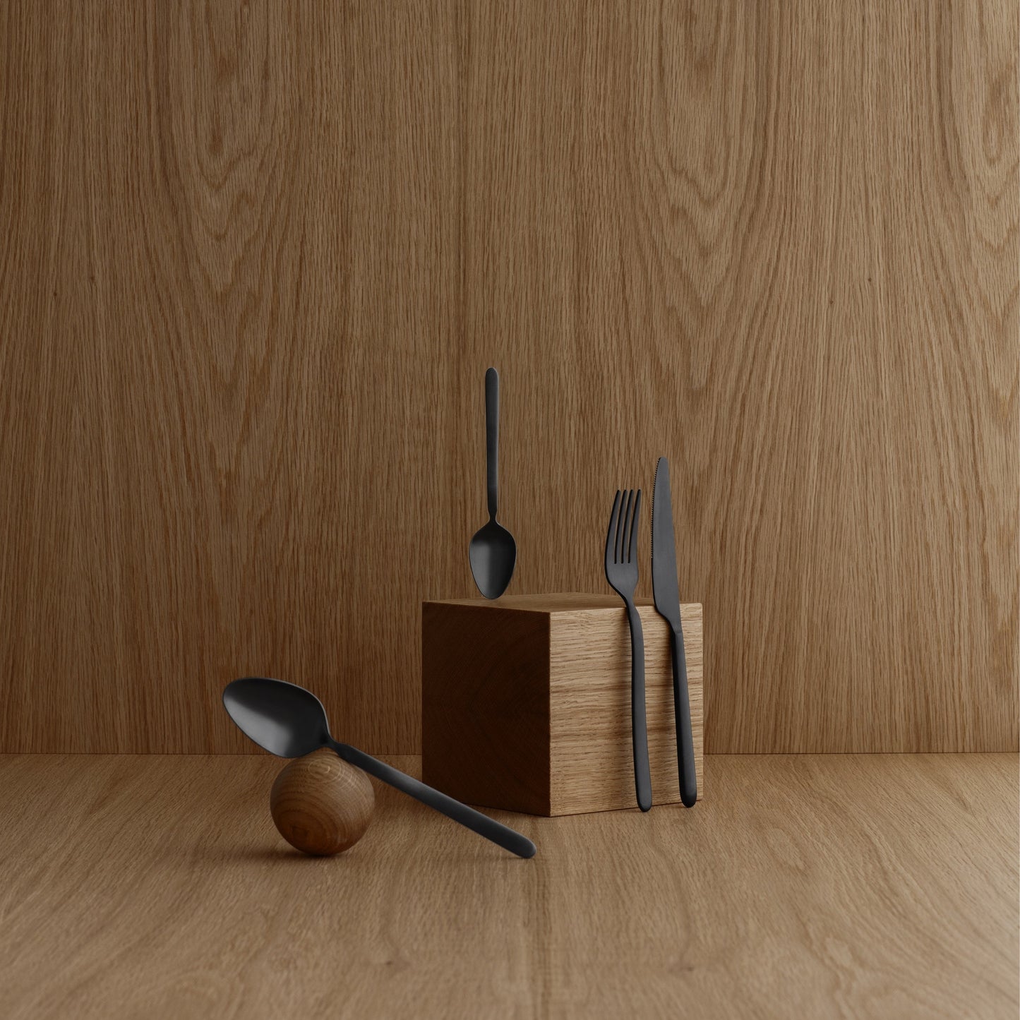 blomus Stella Flatware Set 16 Piece PVD-Coated Stainless Steel Champagne Gold