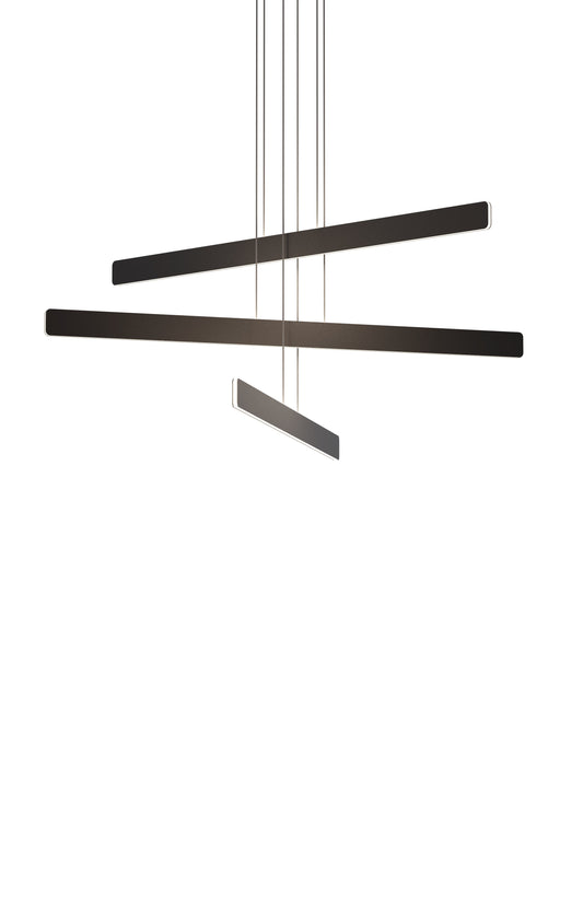 Sub Pendant Circular 3 Matte Black Sub C3 Sw Mtb by Koncept Inc