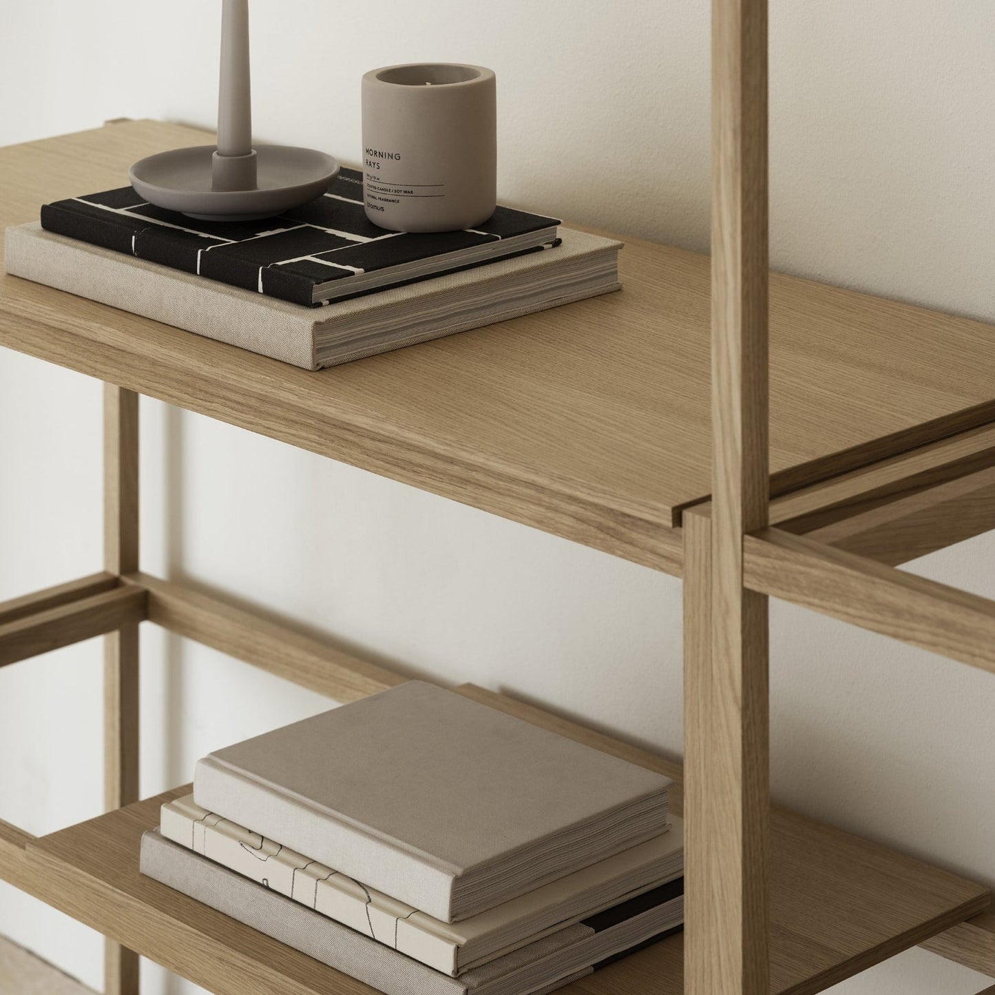 Sukoya Oak Shelving Unit 3 Shelf Blomus 67313