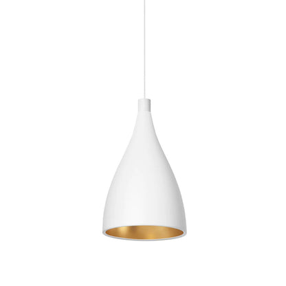Pablo Designs Swell Single Xl Narrow Pendant Light Brass / Brass