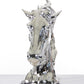 SZ0002 Modern Silver Horse Head Sculpture