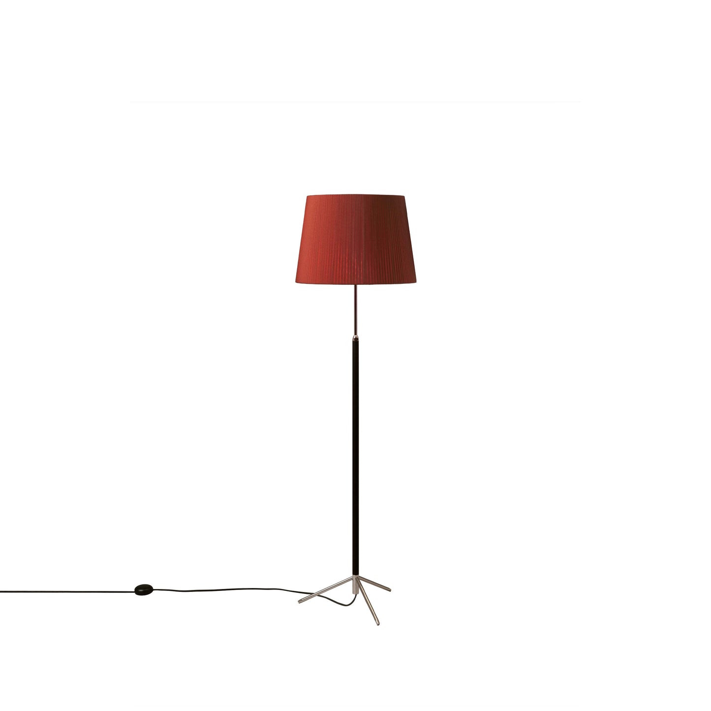 Santa & Cole Pie de Salon G1 adjustable floor lamp beside modern accent furniture